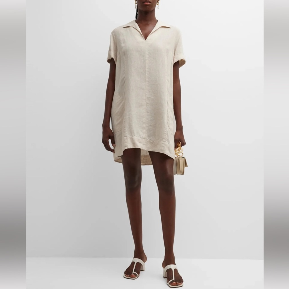 Finley Marcia Dress Linen - Picture 2 of 9